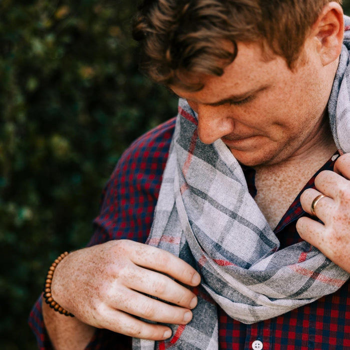 Harbor Plaid Scarf 3