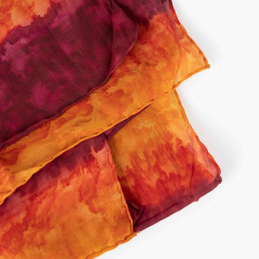 Tie-Dye Sunset Silk Scarf - Ten Thousand Villages