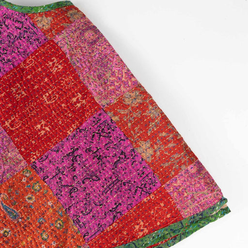 Patchwork Kantha Stitched Tree Skirt - Ten Thousand Villages