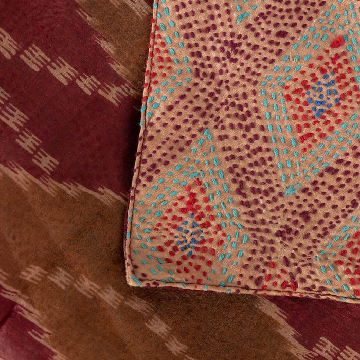 Kantha Silk Scarf - Ten Thousand Villages 5