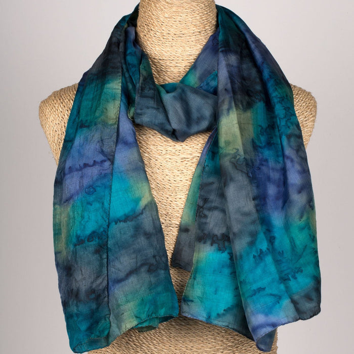 Waterfall Painted Scarf - Ten Thousand Villages 2