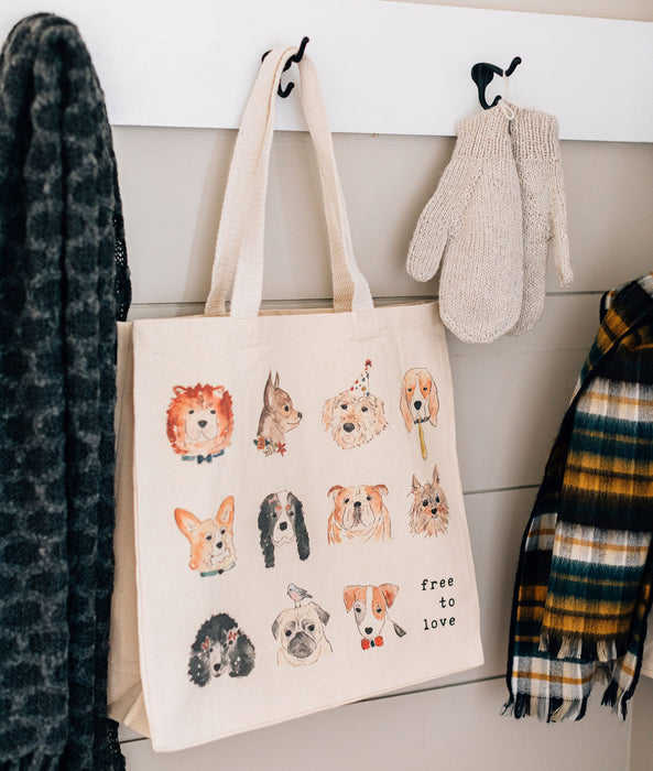 Free to Love Tote (Dogs) - Ten Thousand Villages 1