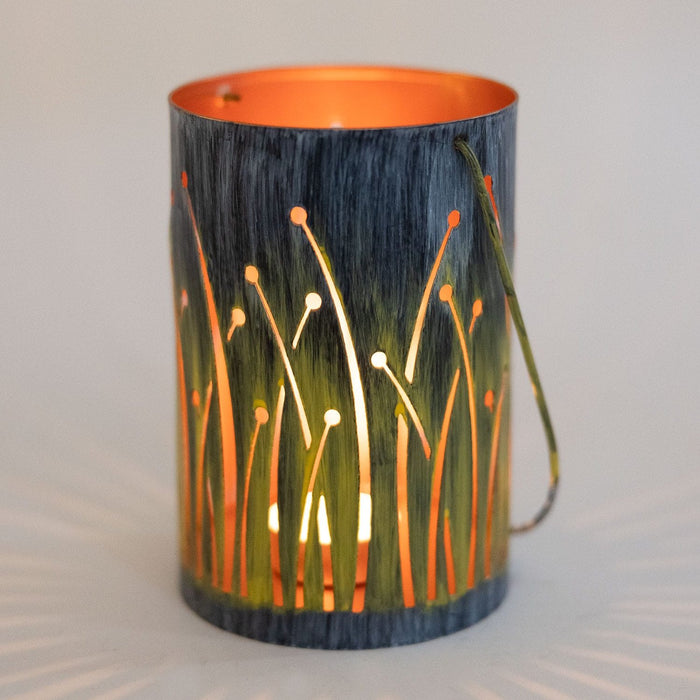 Seagrass Iron Hanging Lantern - Ten Thousand Villages 1