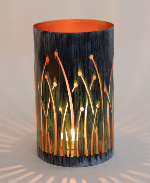 Seagrass Iron Candleholder