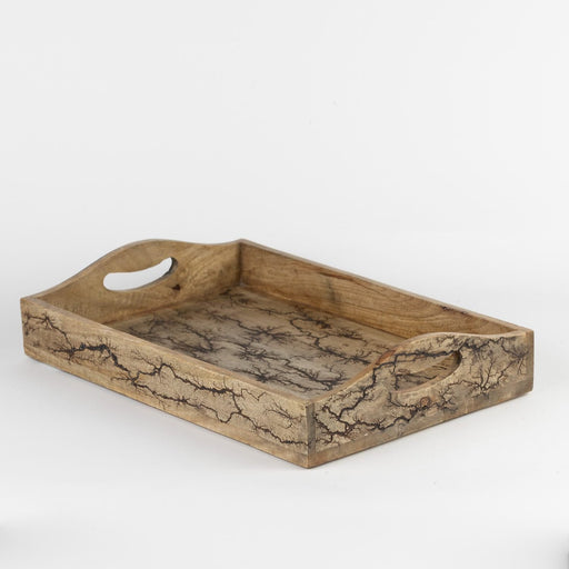 Roots Motif Handle Tray