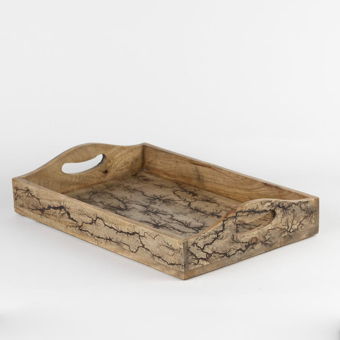 Roots Motif Handle Tray - Ten Thousand Villages 1