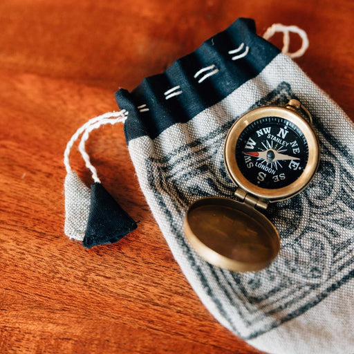 Brass Pocket Compass