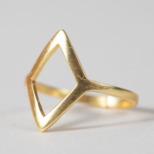 Open Diamond Brass Ring - Ten Thousand Villages