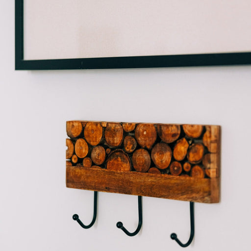 Wood Slice Wall Hook