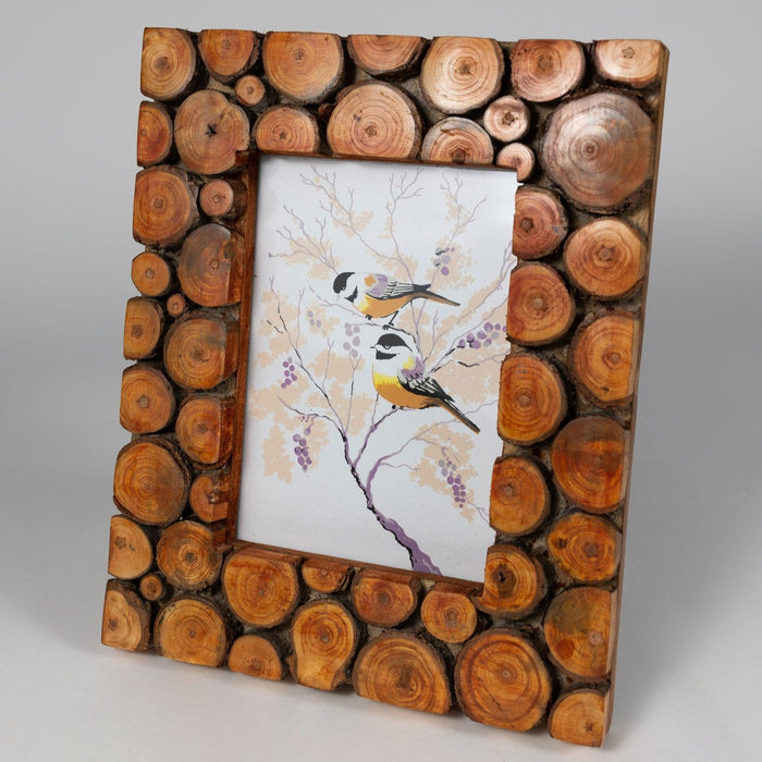 5x7 Wood Slice Frame - Ten Thousand Villages 3