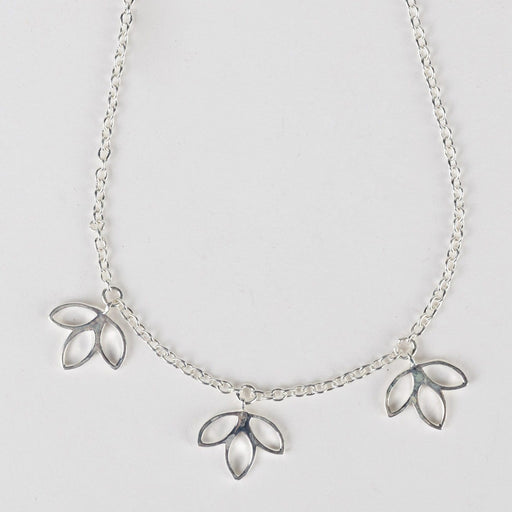 Lotus Trio Necklace