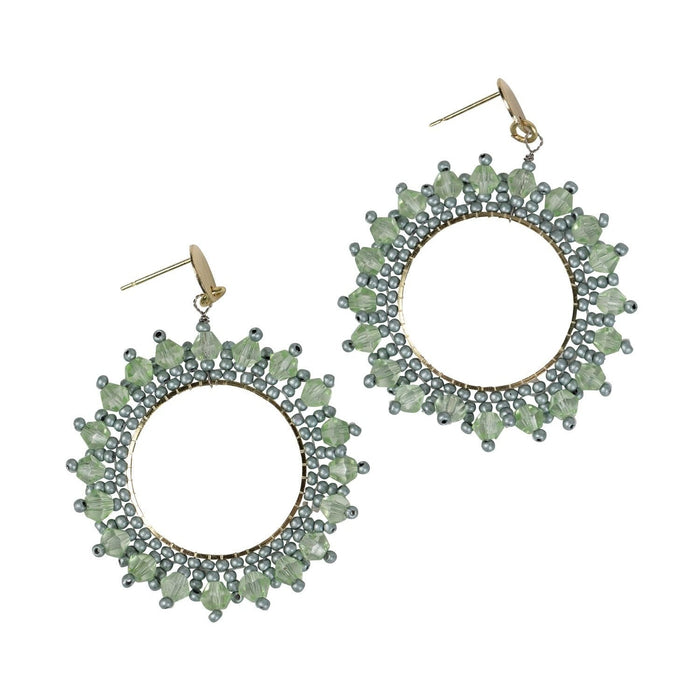 Aqua Starburst Earrings - Ten Thousand Villages 3