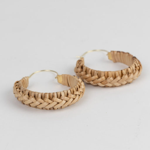 Cane Wrapped Hoop Earrings - Ten Thousand Villages