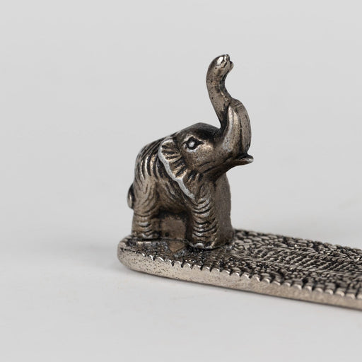 Silver Elephant Incense Holder - Ten Thousand Villages