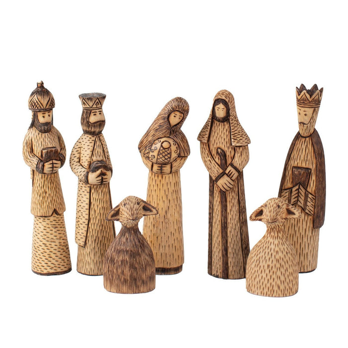 Hand-Carved Wooden Nativity - Ten Thousand Villages 3