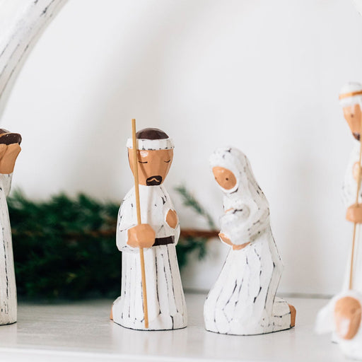 Albesia Wood Nativity - Ten Thousand Villages