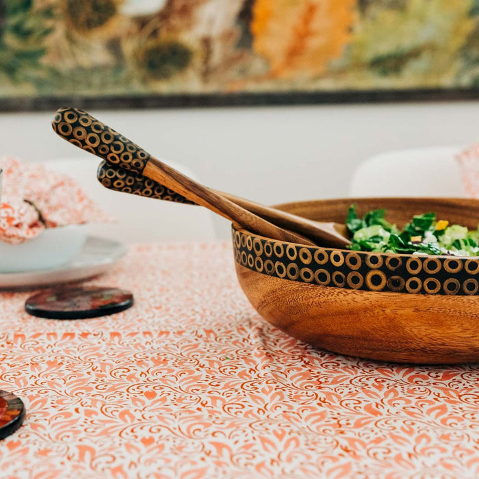 Gather Round Wood Serving Bowl - Ten Thousand Villages 3