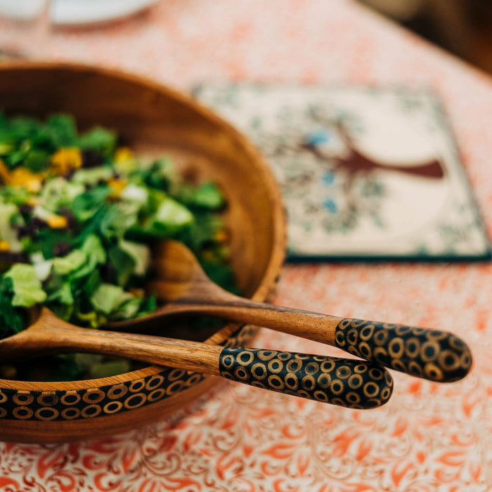 Gather Round Wood Salad Servers - Ten Thousand Villages 2