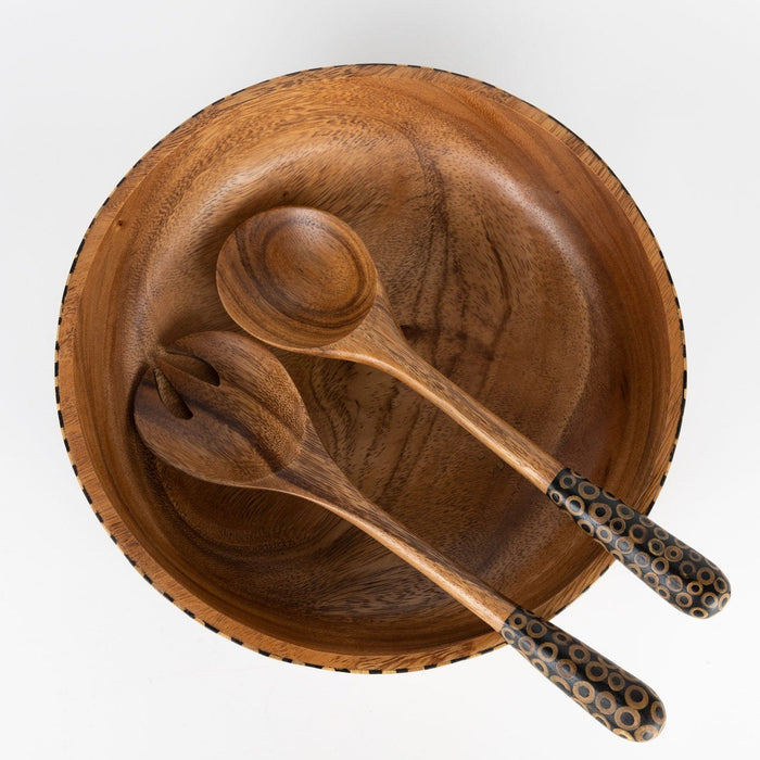 Gather Round Wood Salad Servers - Ten Thousand Villages 3