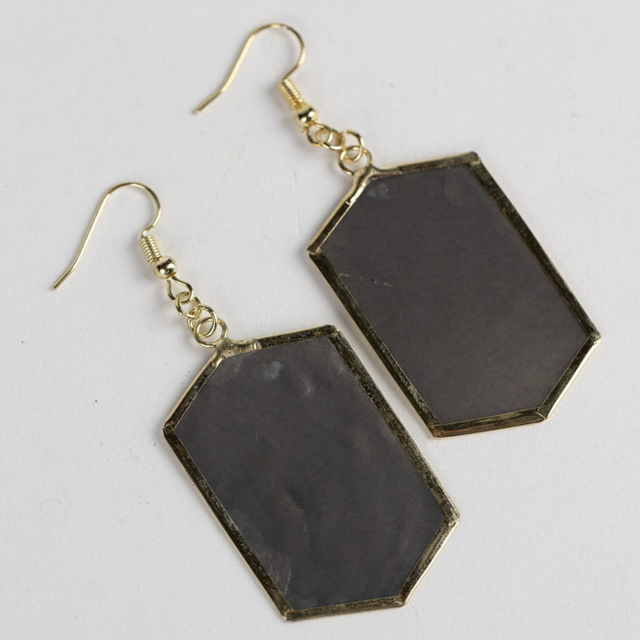 Nightfall Capiz Earrings - Ten Thousand Villages 2