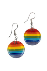 Glass Rainbow Earrings