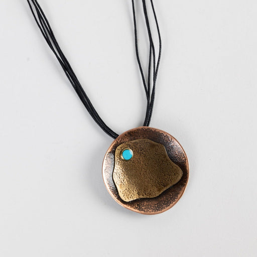 Adrift - Hammered Copper Necklace