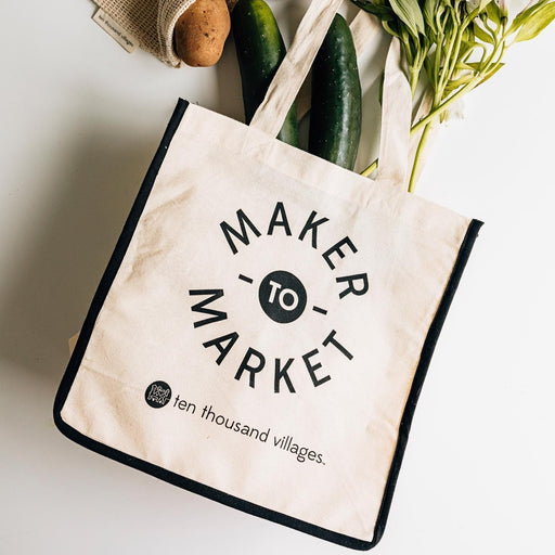 Maker To Market Organic Cotton Reusable Bag