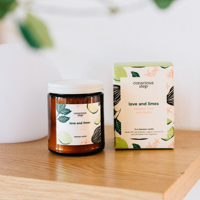 Love and Limes Candle - Ten Thousand Villages 1