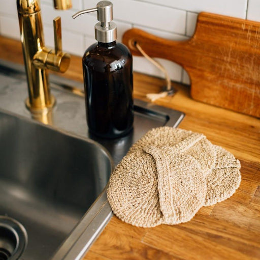 Hemp Kitchen Scrubber Set